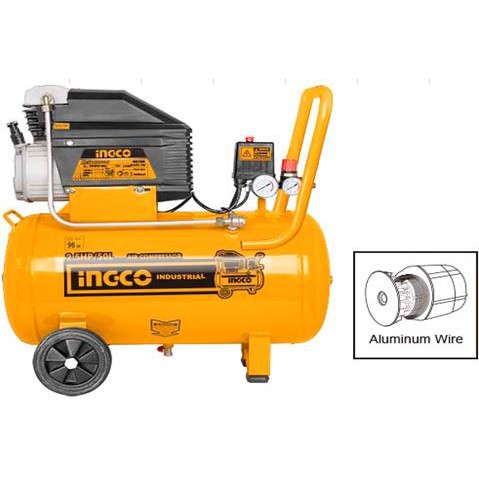 Máy nén khí có dầu Ingco AC25508T, Bình 50L, Công suất 1.8kW (2.5HP)