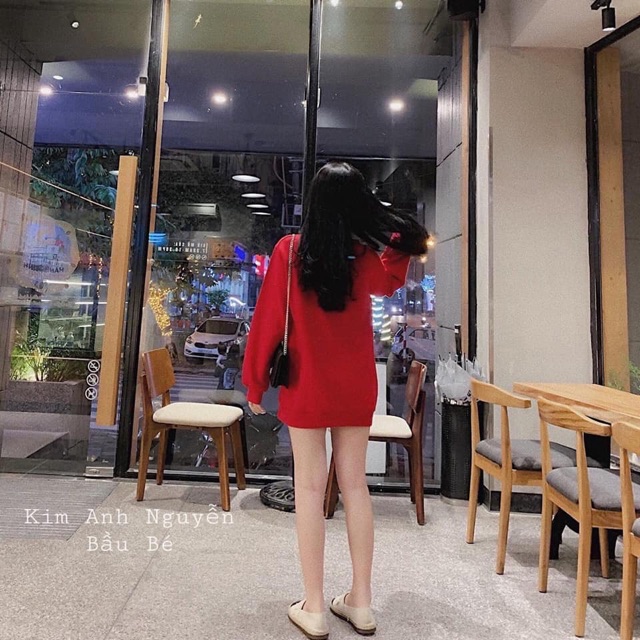 Áo nỉ dáng giấu quần mùa thu siêu xinh siêu xinh | BigBuy360 - bigbuy360.vn