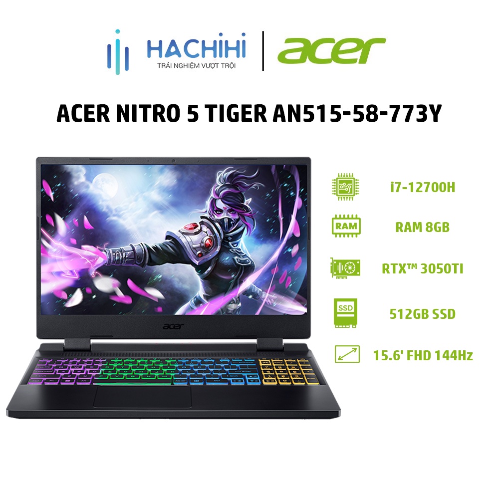 Laptop Acer Nitro 5 Tiger AN515-58-773Y