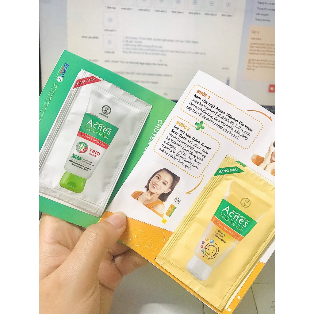 [MẪU DÙNG THỬ] Gel Rửa Mặt Ngăn Ngừa Mụn Acnes 3g