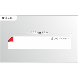 3m Decal Lấp Lánh 7 màu Đỏ