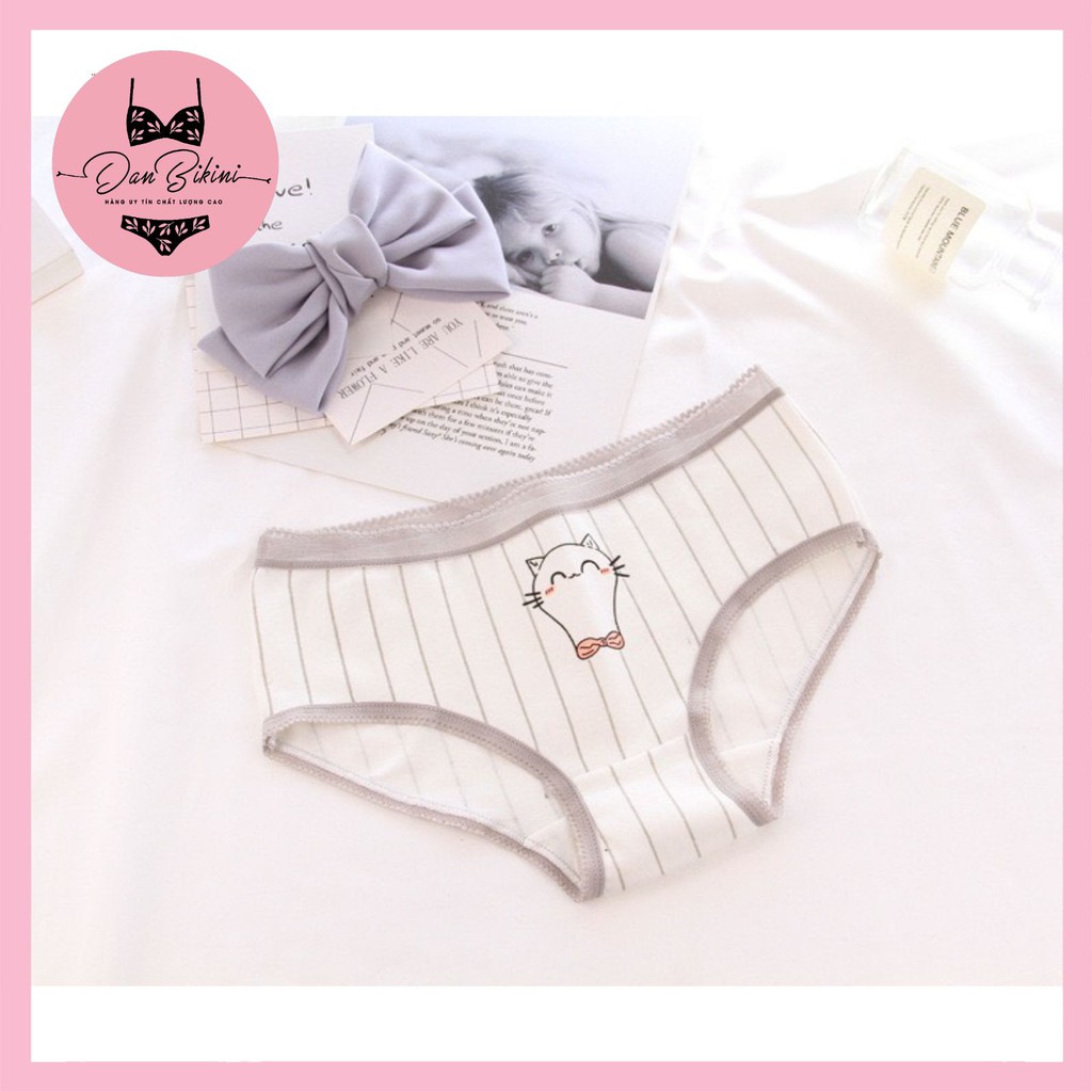 Quần Lót Cotton ❤️FREESHIP❤️ Quần Lót Nữ kháng khuẩn thoáng mái ❤️ Quần Lót hình mèo dễ thương mã 3126 | BigBuy360 - bigbuy360.vn