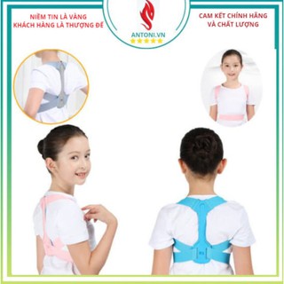 Đai Chống Gù Lưng, Lưng tôm, Cong vẹo cột sống Có Nẹp trợ lực cải thiện cột sống dành cho trẻ em, học sinh 2 màu cho bé