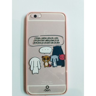 ỐP LƯNG IPHONE 6 PLUS IN HÌNH CÁ TÍNH ISEN - IN HINH