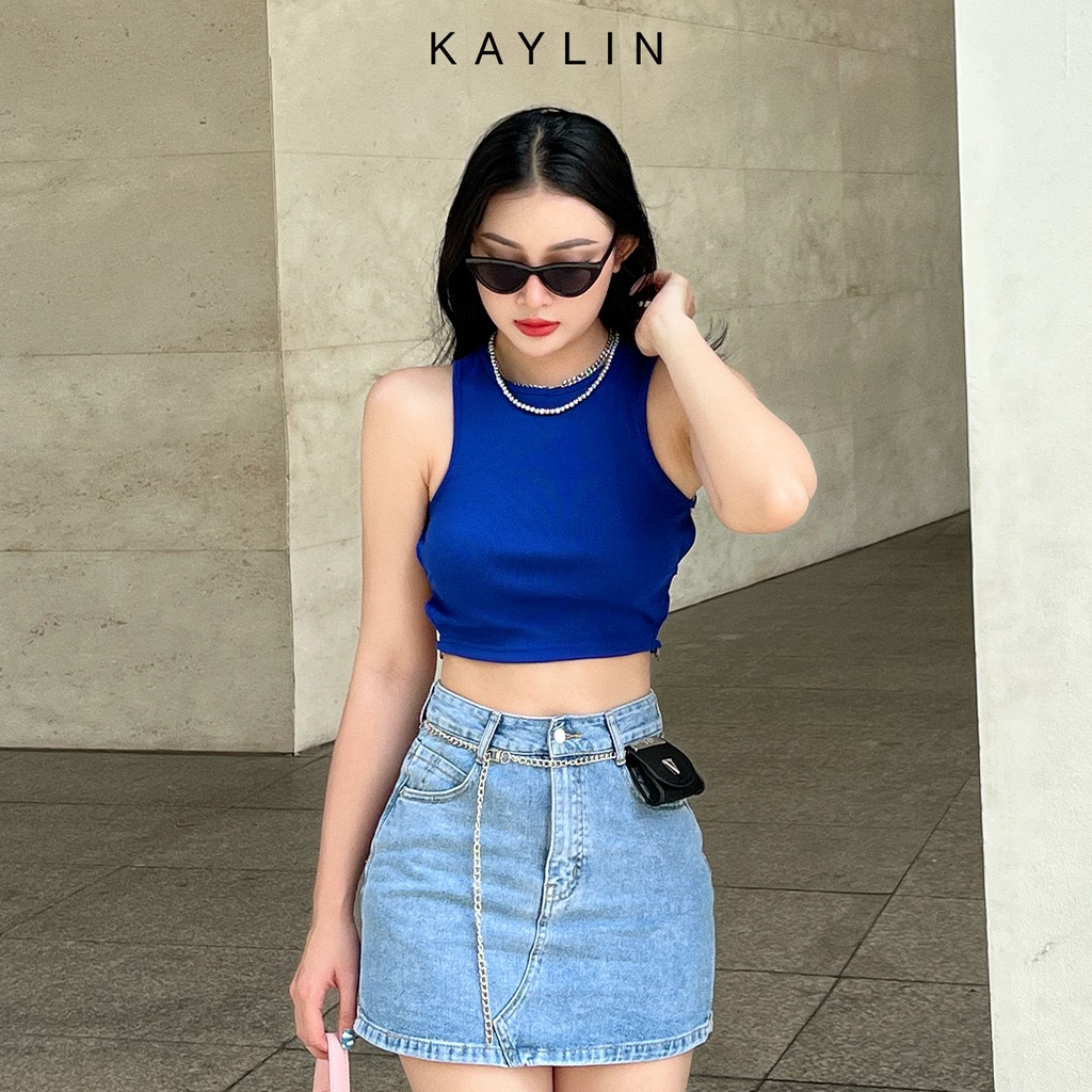 Áo thun nữ kiểu khoen 2 bên phong cách KAYLIN - N1771