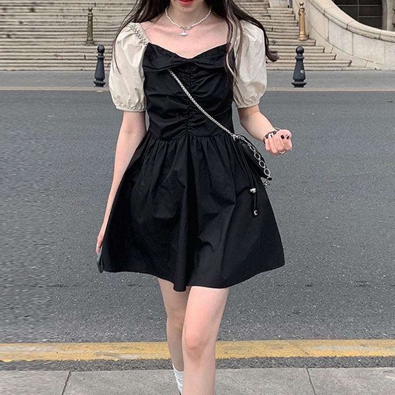 Đầm Công Chúa Mùa Hè Cổ Vuông Kiểu Pháp 2022 Mới Cho Nữ