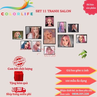 TRANH TÓC NỮ TREO TƯỜNG - TRANH SALON TRANG TRÍ SALON SPA TIỆM TÓC SEOHAIR1