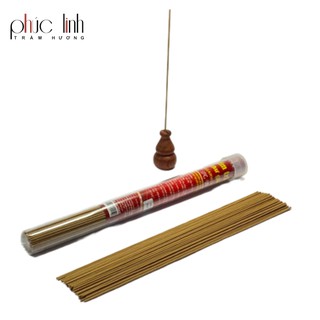 Nhang Trầm Thư Giãn Không Tăm_Nắp Trắng Tặng Hồ Lô Ống 20gr_Trầm Hương Phúc Linh, CAM KẾT KHÔNG HƯƠNG LIỆU, HÓA CHẤT.