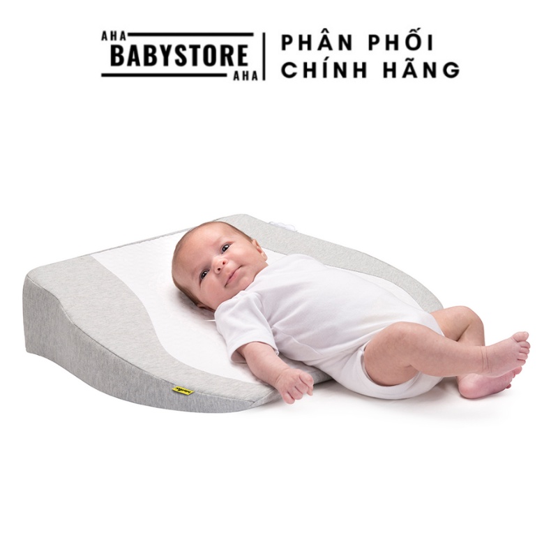 Gối chống trào ngược cho bé Babymoov màu xám