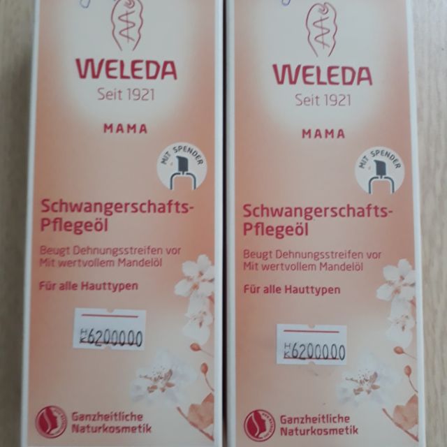 Tinh dầu chống rạn và trị rạn da: Weleda- hàng xách tay Đức