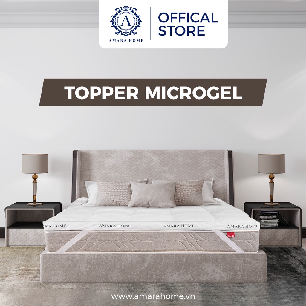 Tấm mềm nệm Topper microgel (không thấm nước) - Amara microgel topper