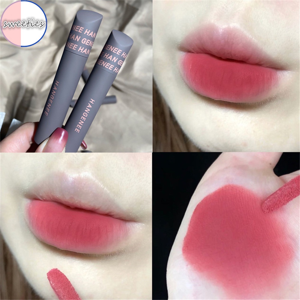 [Hàng mới về] Son môi HANGENEE 6 màu tùy chọn trang điểm thời trang cao cấp