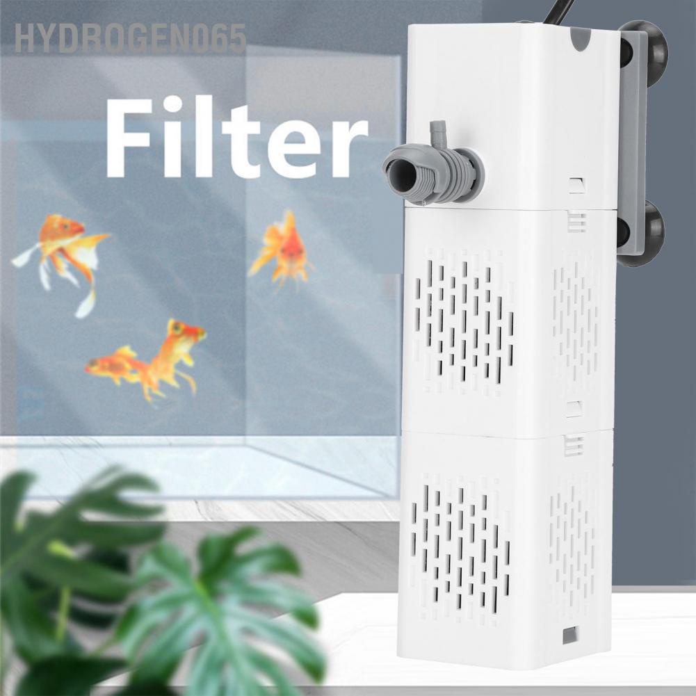 Bộ lọc tích hợp máy bơm chìm không ồn cho hồ cá ZY-N61 Hydrogen065