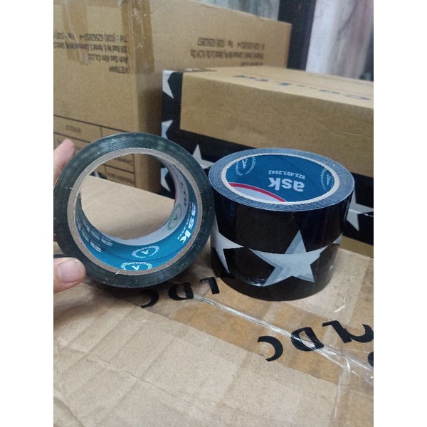 1 CÂY 4 CUỘN BĂNG KEO TRONG LOGO -BĂNG DÍNH KHỔ 7CM ĐỘC QUYỀN SIÊU DÍNH LÕI MỎNG LOẠI  1 HÌNH NGÔI SAO