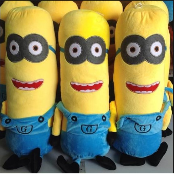 Gối ôm MINION 70 cm tinh nghịch đáng yêu vải nhung mềm mịn êm ái