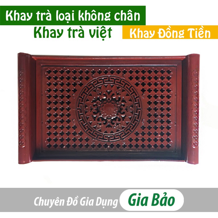 Khay trà nhựa giả gỗ | BigBuy360 - bigbuy360.vn