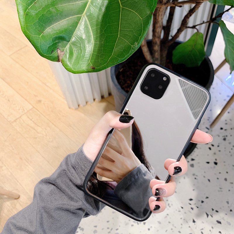 Ốp điện thoại silicon tráng gương chống sốc thích hợp cho iPhone 14 13 12 11 Pro Max 8 Plus 7