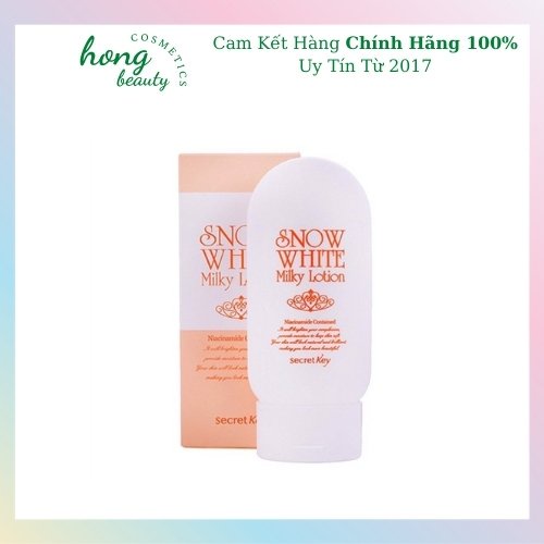 Sữa Dưỡng Trắng Da Secret Key Snow White Milky Lotion( Mẫu Mới)