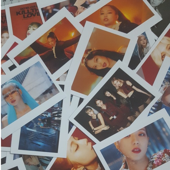 Lomo card 54 ảnh BLACKPINK - MV KILL THIS LOVE Có ảnh thật