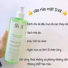 Sữa Rửa Mặt SVR Sebiaclear Gel Moussant  - Dành Cho Da Dầu Mụn