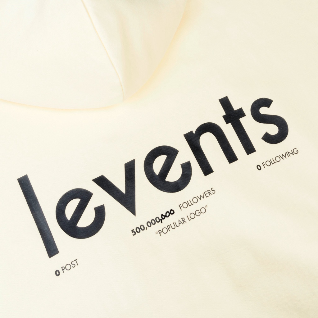 Áo Hoodie Levents Popular Logo 2.0/ Cream