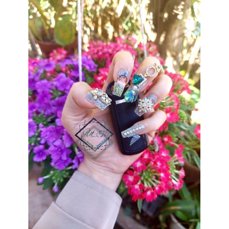 Hộp móng úp hsm nail vuông -thang vuông