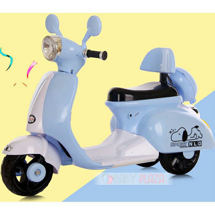 [Siêu sale] [Siêu Sale]  Xe máy điện Vespa kiểu mới (có đèn + nhạc + tựa lưng)