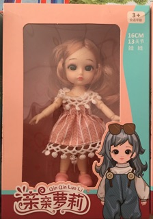 Búp bê Babolyi BJD 16cm, full khớp, full box