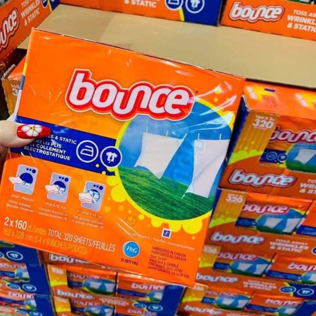 Giấy Thơm Quần Áo Bounce 320 Tờ Của Mỹ 320 Tờ