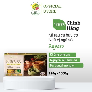 Mì Rau Củ Hữu Cơ Anpaso Ngũ Vị Ngũ Sắc Bổ Xung Canxi Và Sắt Cho Bé BCA12