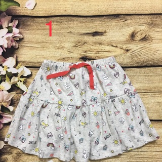 Chân váy bé gái cotton hoa