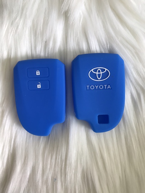 Bọc silicone bảo vệ chìa khoá thông minh TOYOTA VIOS YARIS 2nút bấm