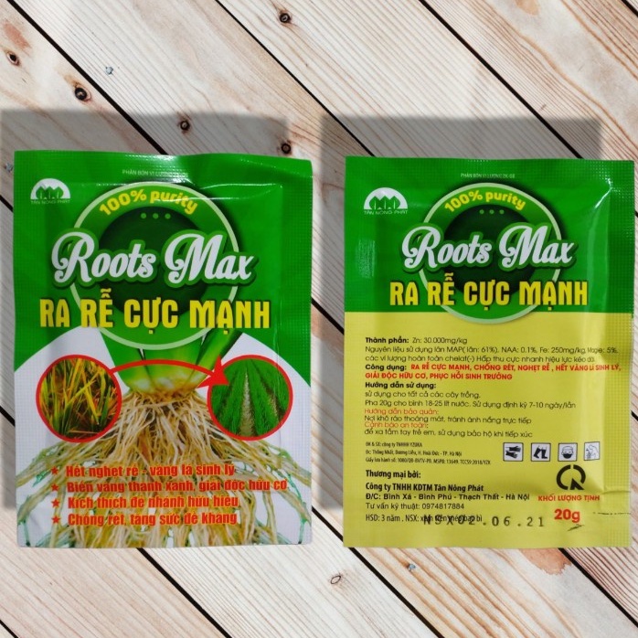 Roots Max ra rễ cực mạnh
