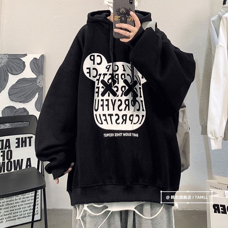 Áo Sweater Chuột RICK phong cách Ulzzang Hàn Quốc tay dài họa tiết in hình cá tính CoolZ C010