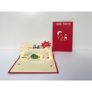 Em bé 3 - baby - love - thiệp 3d