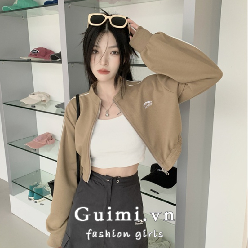 Áo Khoác Thể Thao Dài Tay Thời Trang Năng Động Cho Nữ