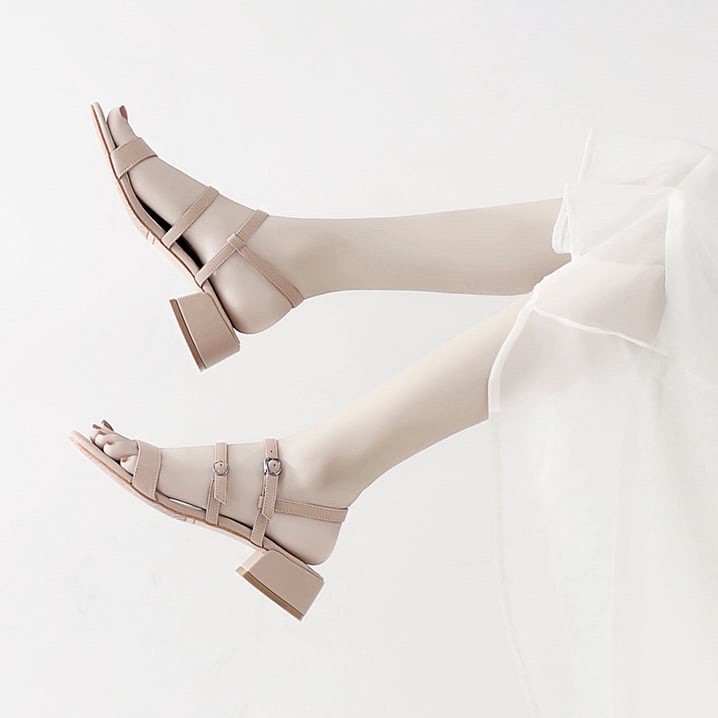 Sandal nữ gót trụ cao 3cm mẫu mới nhất - g90