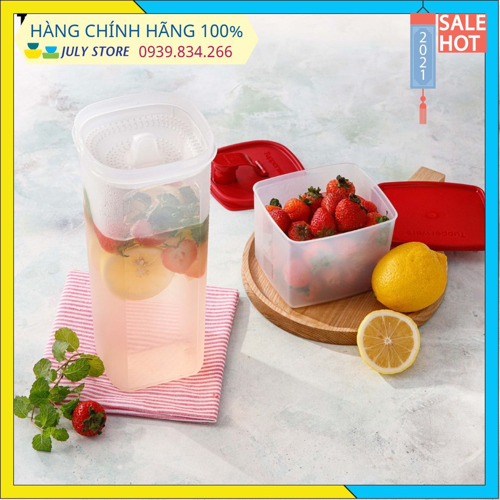 Bình nước Tupperware Freeship Bộ Bình Nước Tasty Set tiện lợi