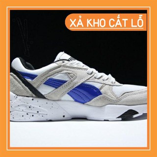 Giày puma rf disc trắng xám xanh