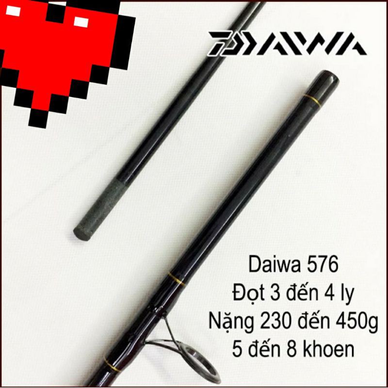 Cần Daiwa 576 1m8 2m1 2m4 2m7 3m