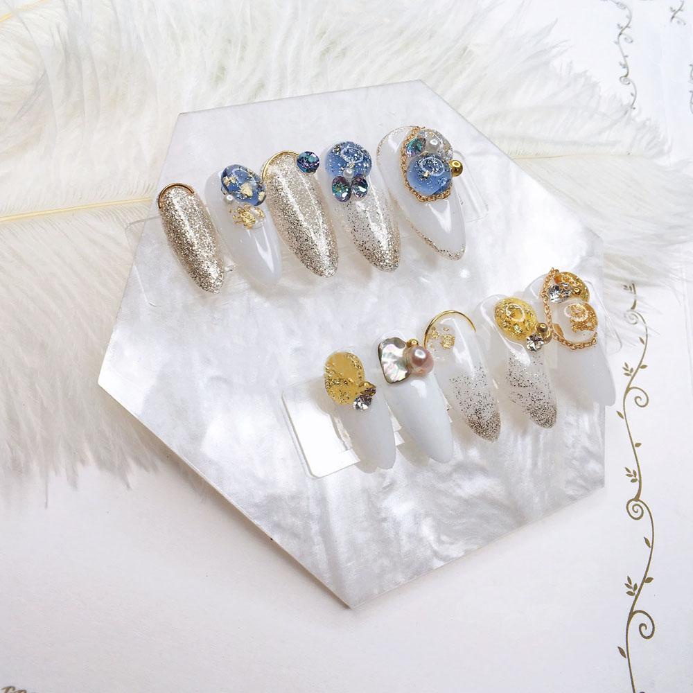 Bảng Màu Trưng Bày Màu Sơn Móng Tay Hình Tròn / Vuông