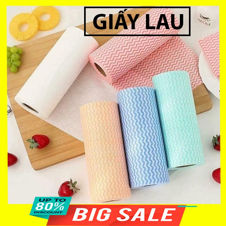 Giấy lau bát đĩa lau tay đa năng bằng vải không dệt