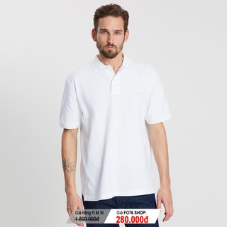 Áo Thun Nam Có Cổ R.M.Williams Màu Trắng