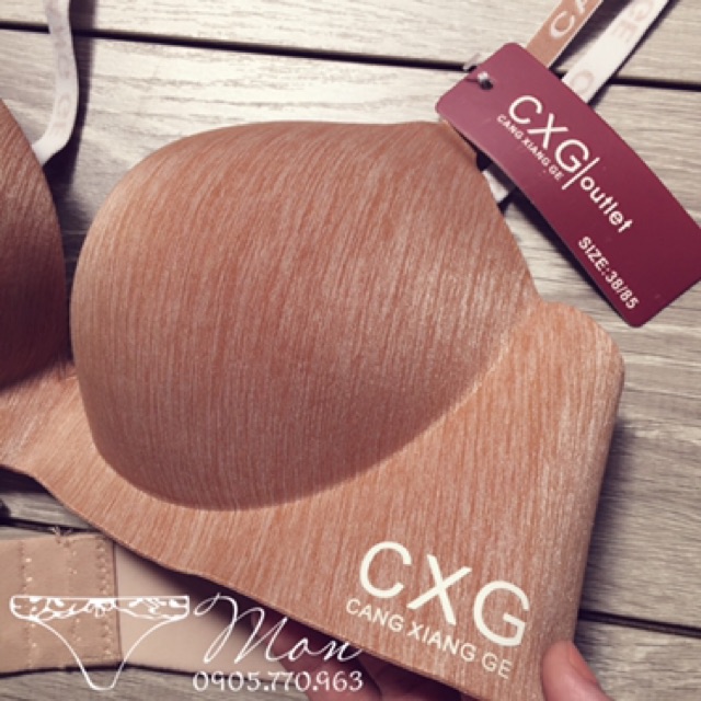 Áo Lót Su Đúc Muối Tiêu CXG A05 Áo Ngực Su Non Nâng Ngực Vừa