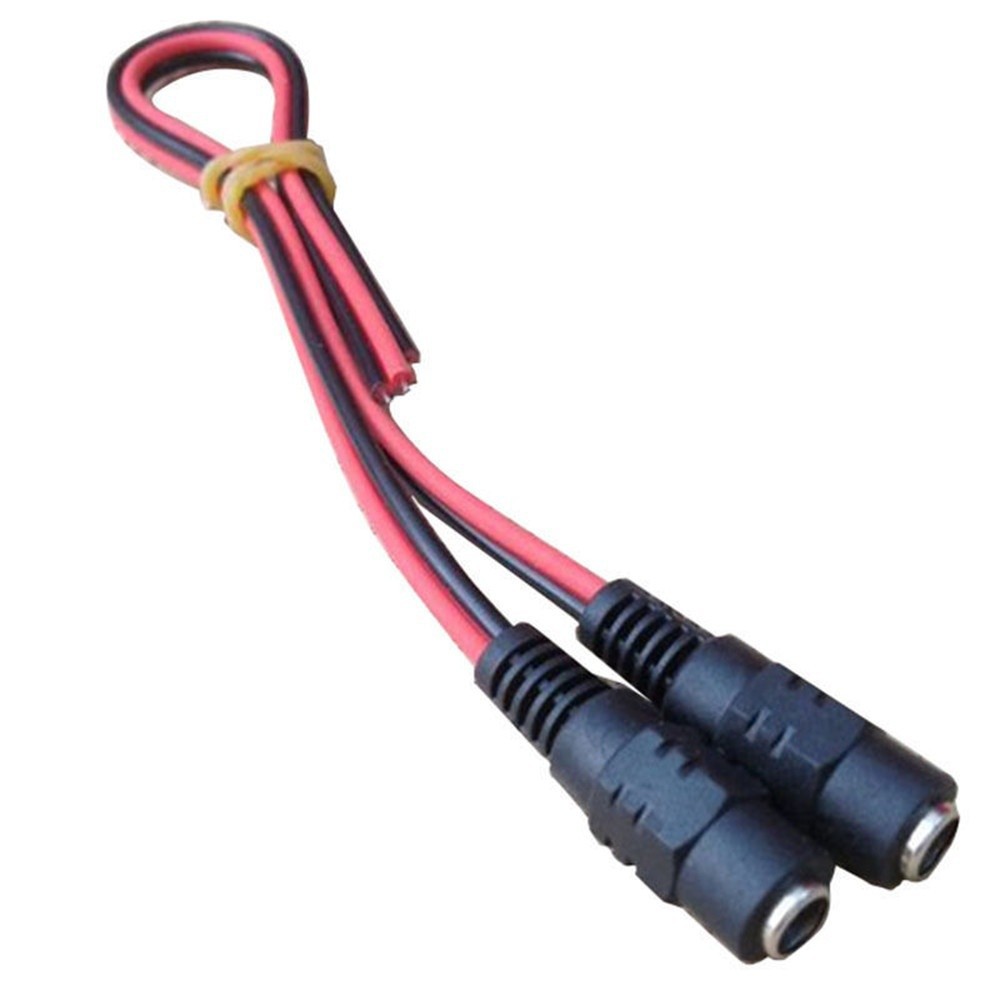 10pcs Cáp nối với 2 đầu cắm đực, cái 12V 5.5x2.1mm