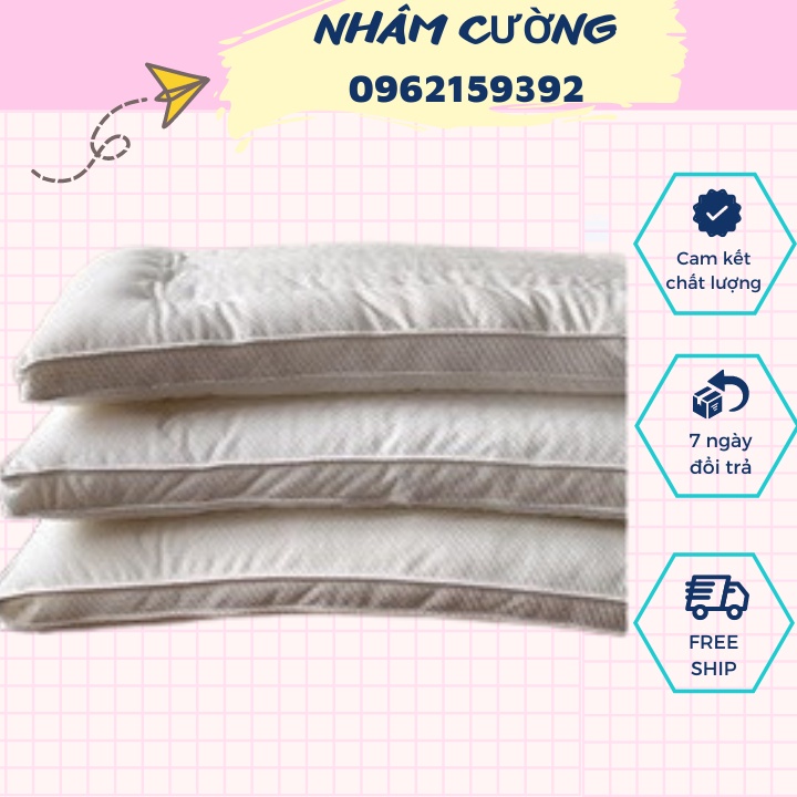 Gối Lông Vũ , Ruột Gối Thấp Kích Thước 50Cm-70Cm