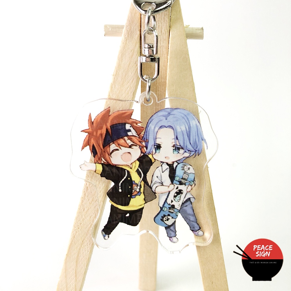 ( Mica trong acrylic ) Móc khóa SK8 The Infinity xinh xắn chibi anime