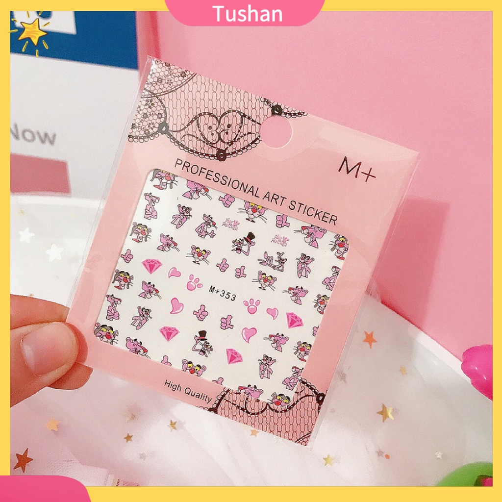 Nhãn dán hình kỳ lân trang trí móng tay nghệ thuật chống thấm nước dành cho nữ