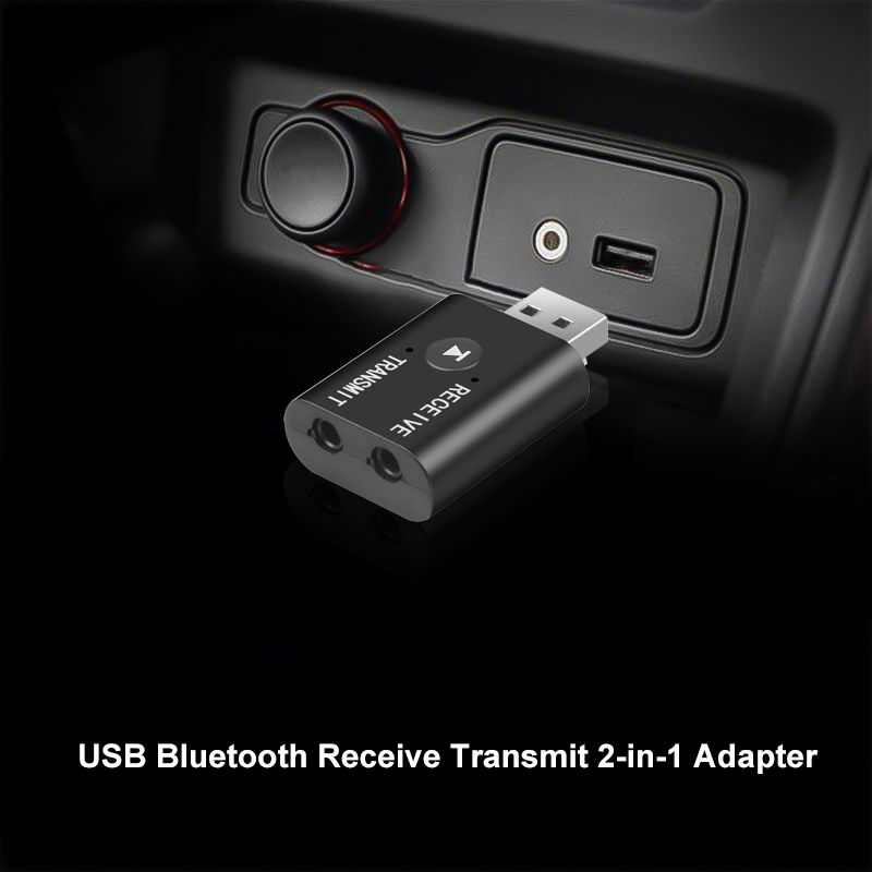 Đầu chuyển đổi âm thanh KEBIDUMEI TR6 kết nối Bluetooth 5.0 2 trong 1 tiện dụng