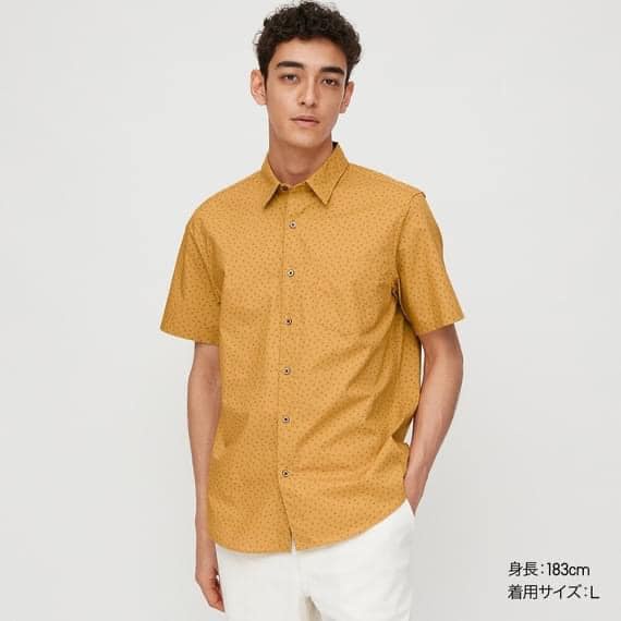 Áo sơ mi nam cộc tay chất liệu 100% cotton cao cấp UNI*QLO